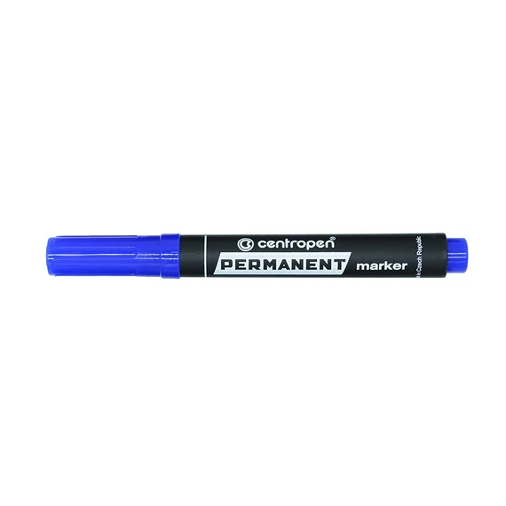 Permanent marker 1-4,6mm, vágott hegyű, Centropen 8576 kék