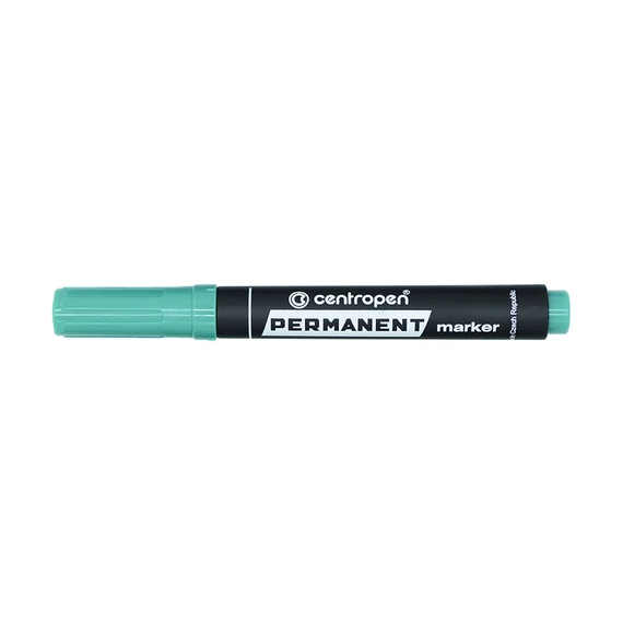 Permanent marker 1-4,6mm, vágott hegyű, Centropen 8576 zöld