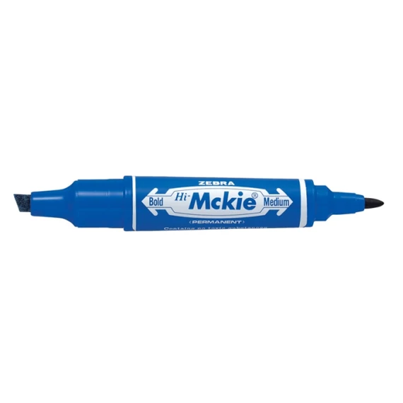 Permanent marker Zebra HI MCKIE kék