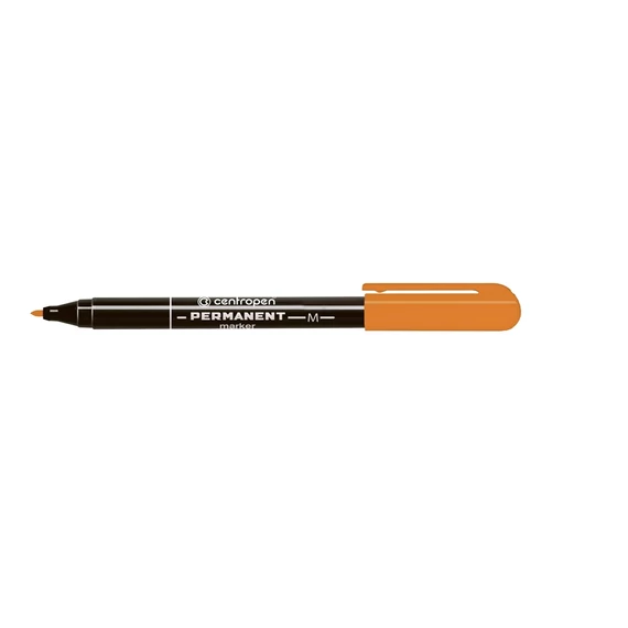Permanent marker 1mm, M, Centropen 2846 narancs