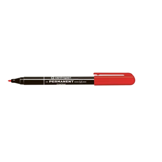 Permanent marker 1mm, M, Centropen 2846 piros