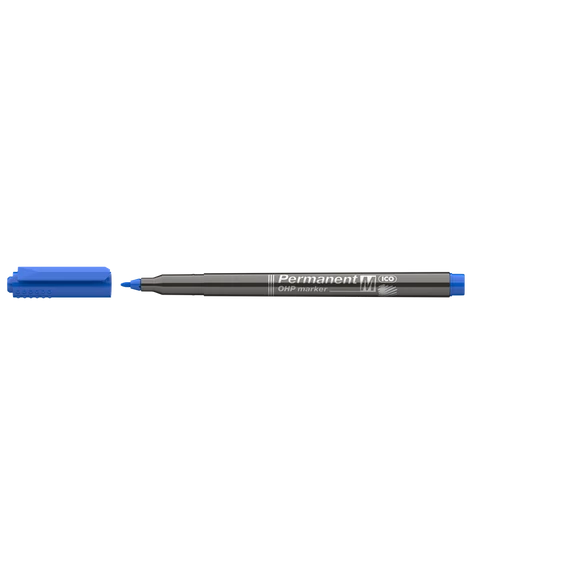 Alkoholos marker, OHP, 1-1,5 mm, M, ICO, kék