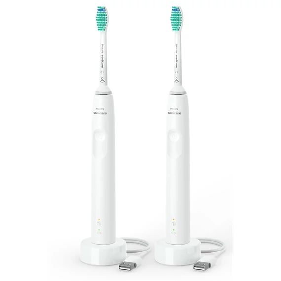 Philips HX3675/13 3100 Series Sonicare fehér-fekete elektromos fogkefe szett