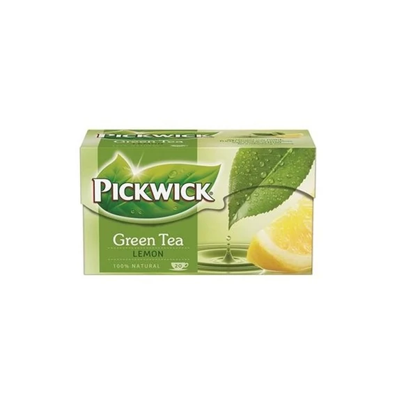 Zöld tea, 20x2 g, PICKWICK, citrom