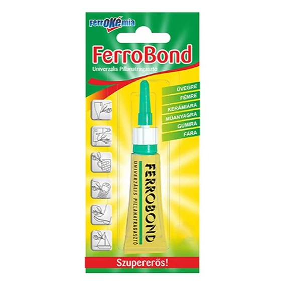 Pillanatragasztó, 3 g, FERROBOND