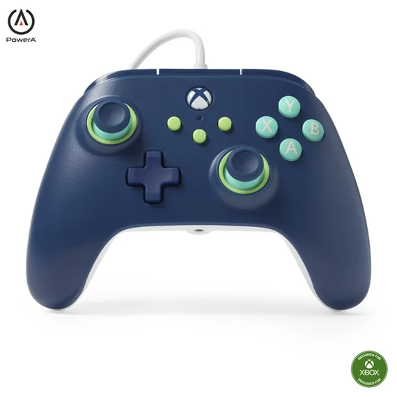PowerA XBGP0380-01 Xbox Series X|S/Xbox One vezetékes tengerkék kontroller