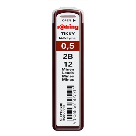 Ironbél 0,5mm, 2B Rotring Tikky