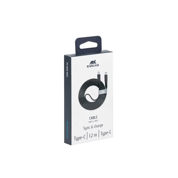 USB kábel, USB-C - USB-C, 1,2 m, RIVACASE 