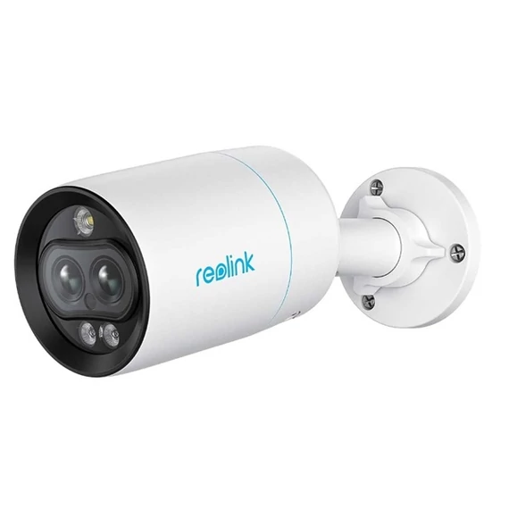 Reolink P330M /8MP/H265/2,8 és 8mm/IR30m+fehérfény/kétirányú hang/PoE dual-lencsés csőkamera