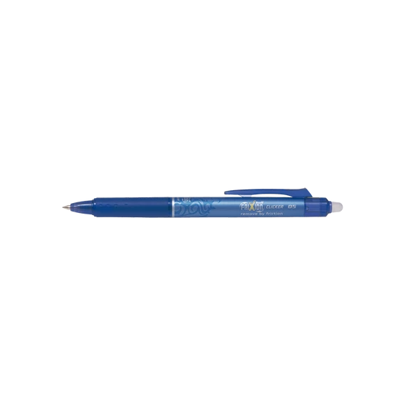 Rollertoll, 0,25 mm, törölhető, nyomógombos, PILOT "Frixion Clicker", kék