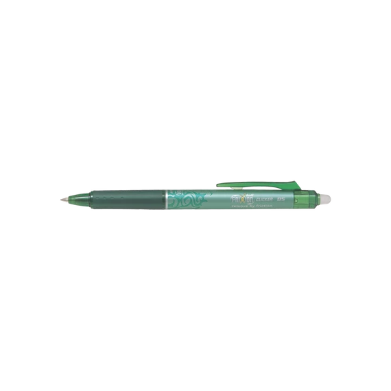 Rollertoll, 0,25 mm, törölhető, nyomógombos, PILOT "Frixion Clicker", zöld