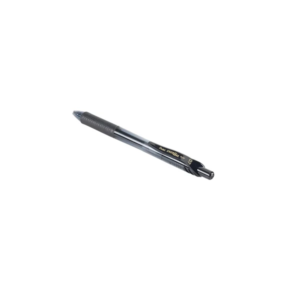 Zseléstoll, 0,35 mm, nyomógombos, PENTEL "EnerGelX BL107", fekete