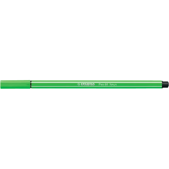 Rostirón, 1 mm, STABILO "Pen 68", neon zöld