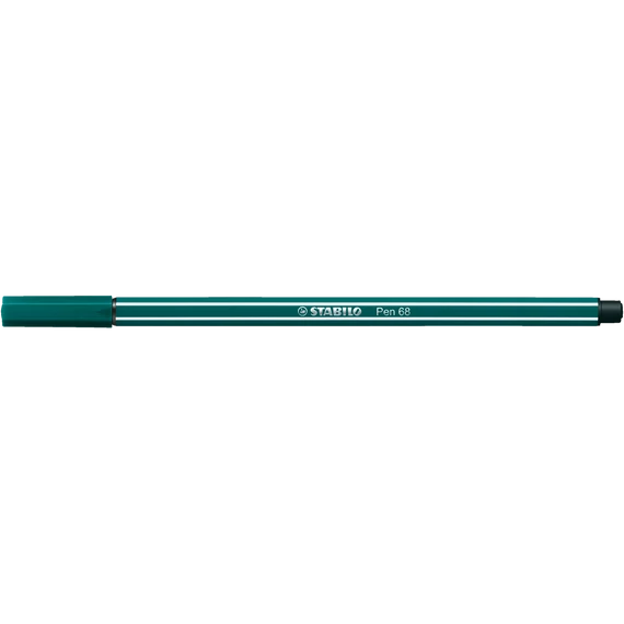 Rostirón, 1 mm, STABILO "Pen 68", türkizzöld