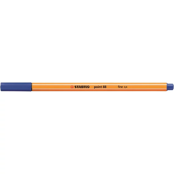 Tűfilc, 0,4 mm, STABILO "Point 88", kék