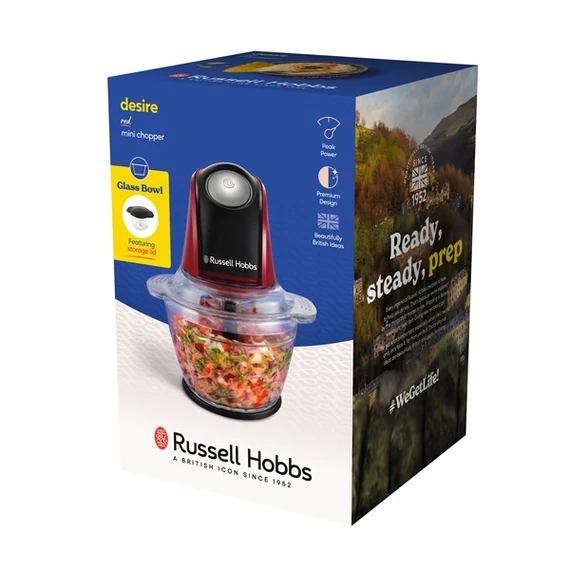 Russell Hobbs 27130-56/RH Desire Red mini 1L piros aprító
