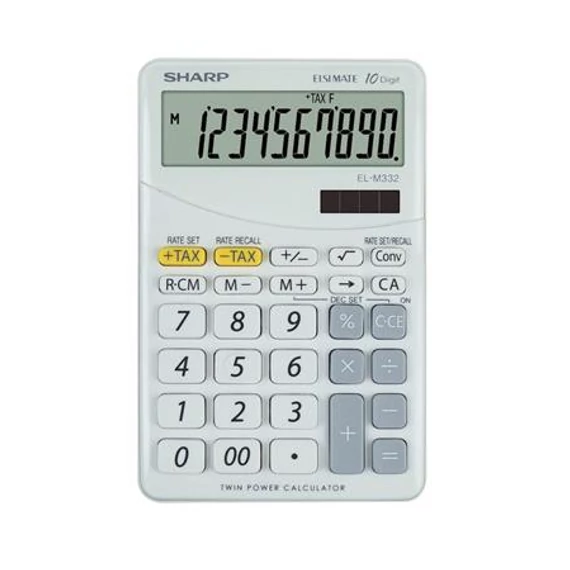 Számológép, asztali, 10 számjegy, SHARP 