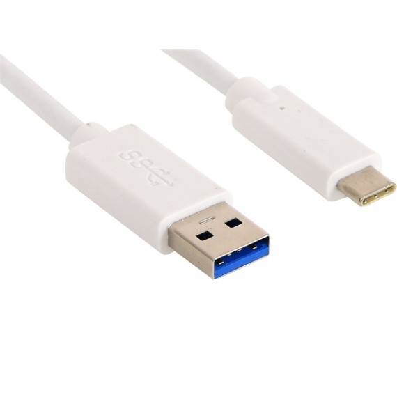 Sandberg Kábel - USB-C to USB3.0 (1m; fehér; USB-C 3.1 bemenet; USB3.0 (apa) kimenet)