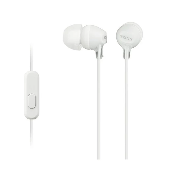 Sony MDREX15APW.CE7 mikrofonos fehér fülhallgató