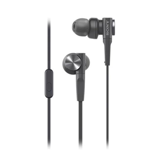 Sony MDRXB55APB Extra Bass mikrofonos fekete fülhallgató
