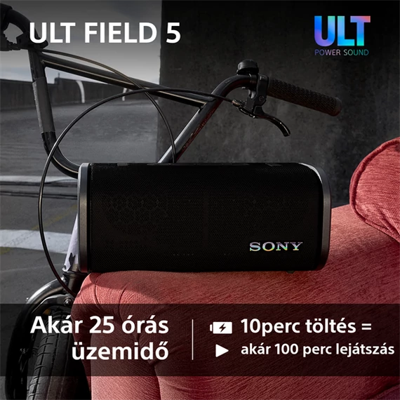 Sony ULT Field 5 fehér Bluetooth hagnszoró