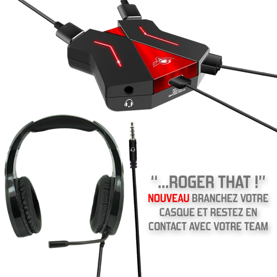 Spirit of Gamer SOG-CONV2 Nintendo/PS4/PS3/Xbox One egér/billentyűzet konzol adapter