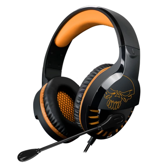 Spirit of Gamer PRO-H3 narancssárga-fekete gamer headset