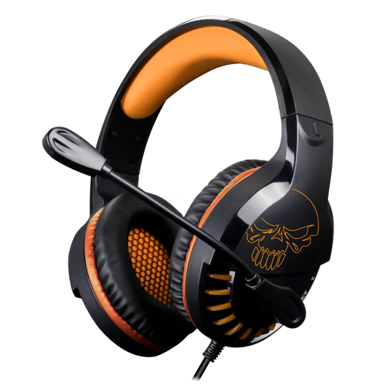 Spirit of Gamer PRO-H3 narancssárga-fekete gamer headset