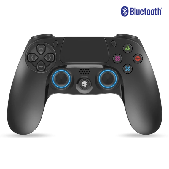 Spirit of Gamer XGP PS4/PS3 fekete-kék Bluetooth vezeték nélküli kontroller