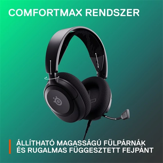 Steelseries Arctis Nova 1 Headset Black