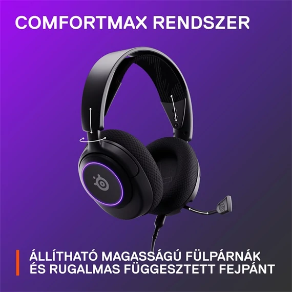 Steelseries Arctis Nova 3 Headset Black