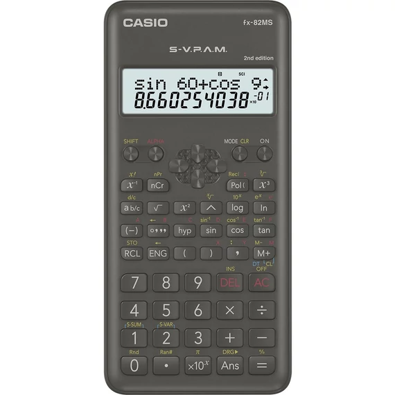 Számológép, tudományos, 240 funkció, CASIO 