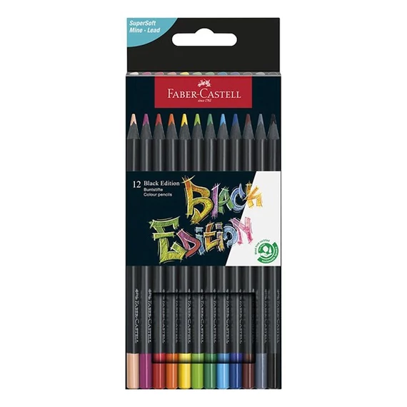 Színes ceruza készlet, háromszögletű, FABER-CASTELL 