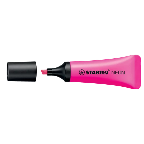 Szövegkiemelő, 2-5 mm, STABILO "Neon", magenta