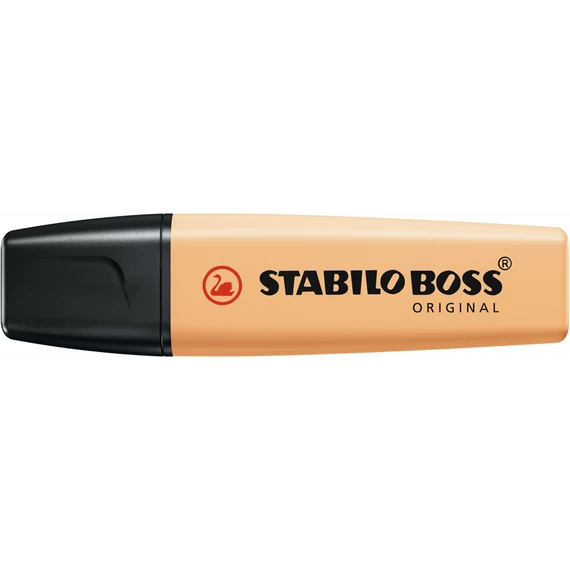 Szövegkiemelő, 2-5 mm, STABILO "BOSS original Pastel", fakó narancs