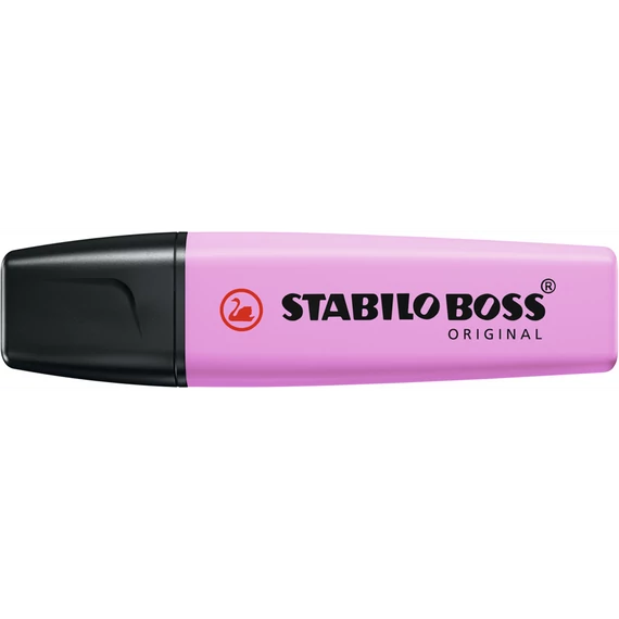 Szövegkiemelő, 2-5 mm, STABILO "BOSS original Pastel", deres málna
