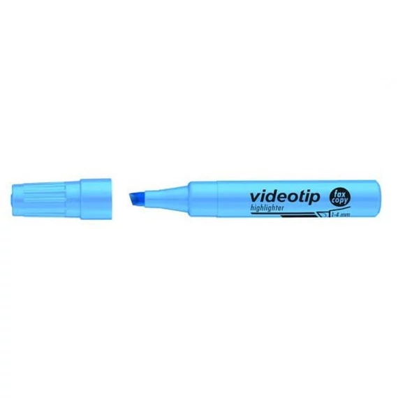 Szövegkiemelő, 1-4 mm, ICO "Videotip", kék