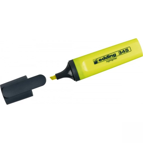 Szövegkiemelő, 2-5 mm, EDDING "345", sárga