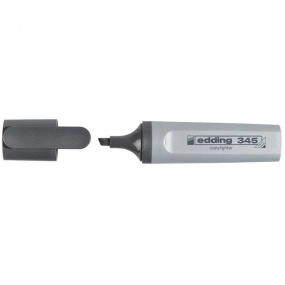 Szövegkiemelő, 2-5 mm, EDDING "345", szürke