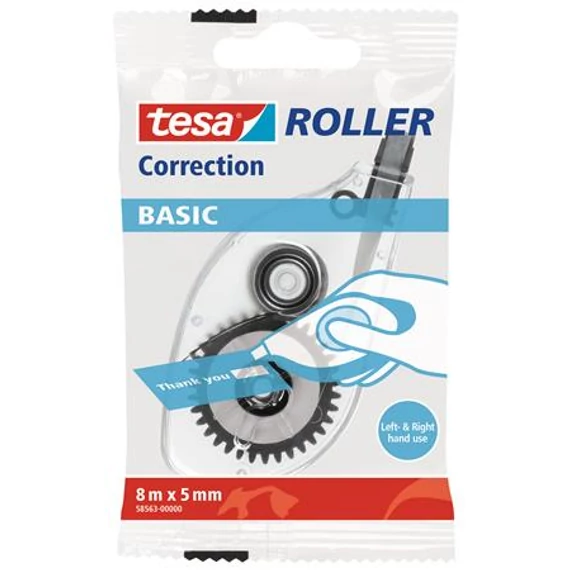 Hibajavító roller, 5 mm x 8 m, TESA 