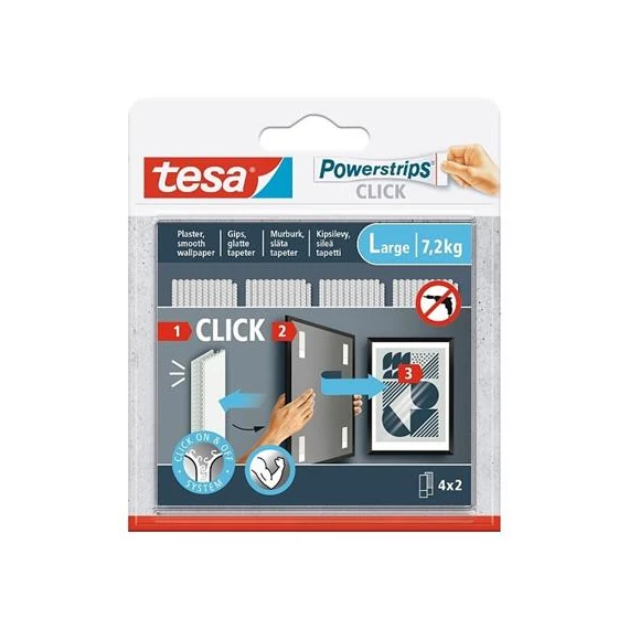 Akasztó, öntapadó, M méret, TESA 