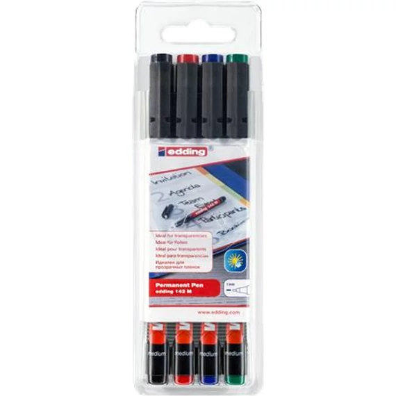 Alkoholos marker készlet, OHP, 1 mm, EDDING 