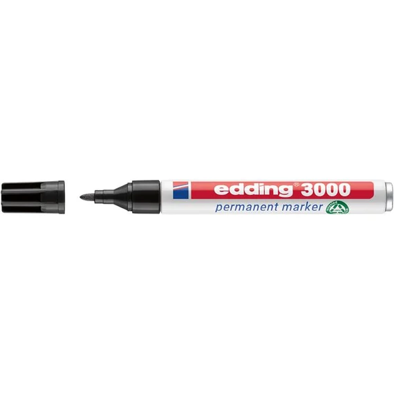 Alkoholos marker 1,5-3mm, kerek Edding 3000 fekete