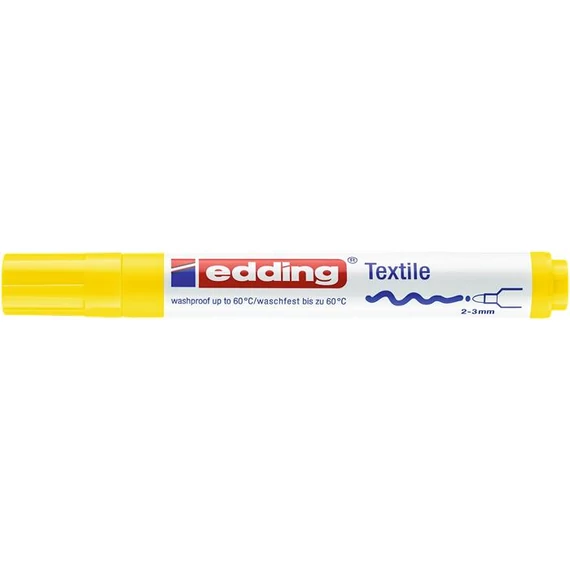 Textilmarker, 2-3 mm, kúpos, EDDING 