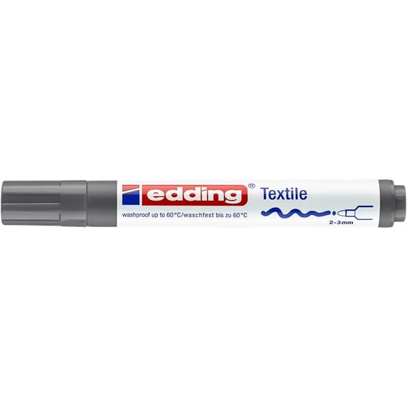 Textilmarker, 2-3 mm, kúpos, EDDING 