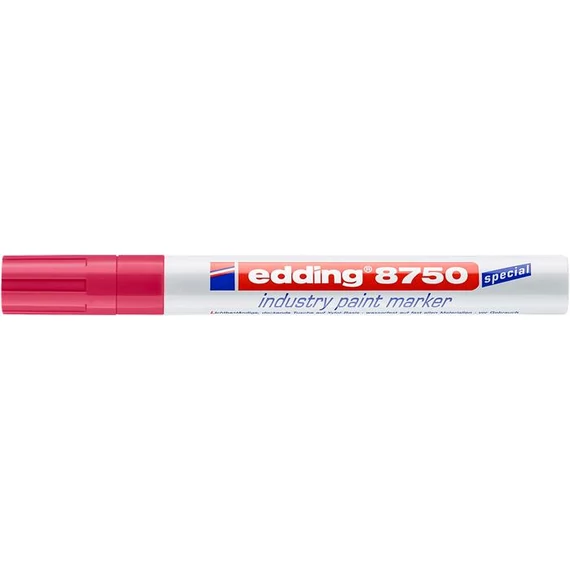 Lakkmarker, 2-4 mm, EDDING, "8750", piros