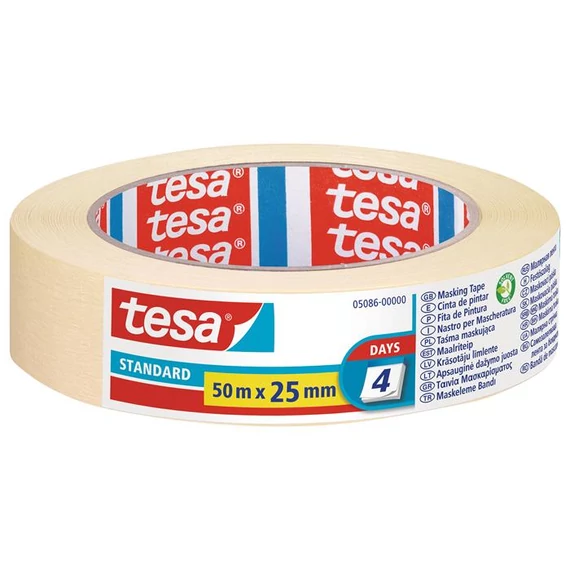 Festő- és mázolószalag, 25 mm x 50 m, TESA 