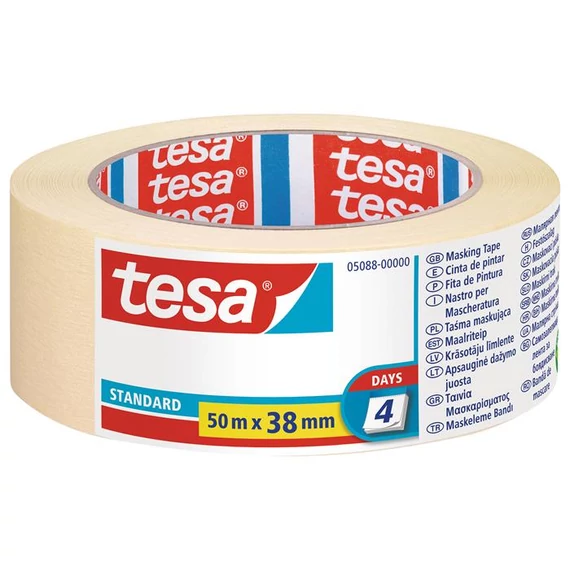 Festő- és mázolószalag, 38 mm x 50 m, TESA 
