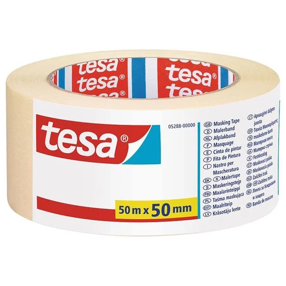 Festő- és mázolószalag, 50 mm x 50 m, TESA 