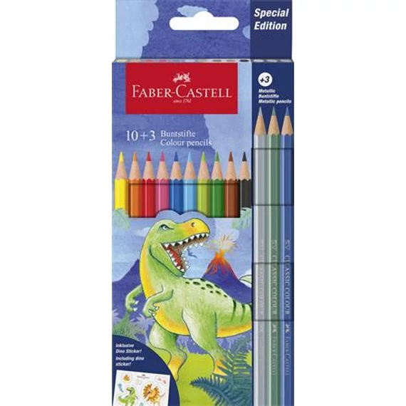 Színes ceruza készlet, hatszögletű, FABER-CASTELL